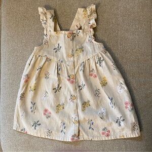 H&M Ruffle-Trimmed Floral Dress